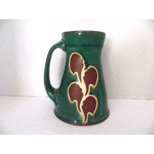 Redware Pattern Vase /Large Mug